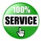 100% service button