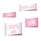 100% silk product clothing pink labels