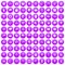 100 surfing icons set purple