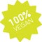100 vegan badge simple