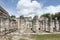 1000 Warrior Columns in Chichen-Itza Mexico