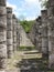 1000 Warrior Columns in Chichen-Itza Mexico