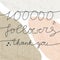 100000 numbers for Thanks followers design.