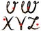 1034 Decorated alphabet