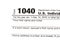 1040,1120,1065 US tax form / taxation concept