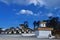 The 108 memorial chortens or stupas known as Druk Wangyal Chortens at the Dochula pass, Bhutan