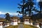 The 108 memorial chortens or stupas known as Druk Wangyal Chortens at the Dochula pass, Bhutan