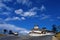 The 108 memorial chortens or stupas known as Druk Wangyal Chortens at the Dochula pass, Bhutan