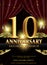 10th golden anniversary logo