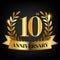 10th golden anniversary logo
