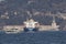 11-03-2024 Istanbul-Turkey: Cargo ship passing through the Bosphorus