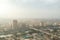 11/18/2018 Cairo, Egypt, panoramic view of the central and business part of the city from the observation deck at the highest towe