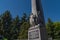 11 June 2018. Russia. The City Of Domodedovo. Day. Obelisk of Glory to soldiers-Domodedovo soldiers who died during the