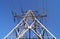 110 kilovolt powerline transmission pylon