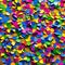 111 Confetti: A festive and cheerful background featuring confetti in bright and vibrant colors that create a lively and celebra