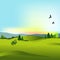 1127 landscape, landscape view, field, tree, sky, background for different design