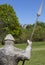 11th Century Soldier Sculpture at Battle Abbey