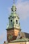 11th century Wawel Cathedral, Clock Tower, Krakow, Poland