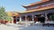 12.03.2019 Kunming/China Overview on a traditional Chinese temple