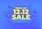 12.12 Shopping day sale banner background. 12.12 Crazy sales online.