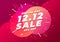 12.12 Special shopping day sale banner template. End of year sale.