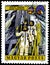 12 21 2019 Divnoe Stavropol Territory Russia postage stamp Hungary 1980 Soviet-Hungarian joint flight astronauts stand