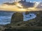 12 Apostles along the Great Ocean Road at sunset