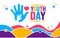 12 August International Youth Day background template. Holiday concept. background, banner, placard