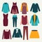 12 items of female clothing