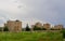 12 May 2022 Elbegendi village Midyat Mardin Turkey. Church and cityscape of elbegendi village in Midyat