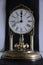 12 o`clock antique vintage table clock with pendulum