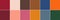 12 stand out Pantone colors of the season autumn / winter 2019 / 2020 palette. Pantone NY Fashion Week Color Report. Top 12 stand-