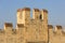 13th-century medieval stone Scaliger Castle Castello Scaligero on Lake Garda, Sirmione, Italy