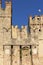 13th-century medieval stone Scaliger Castle Castello Scaligero, Sirmione, Italy