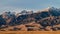 14,000 Foot High Peaks dominate the skyline above, The Great Sand Dunes National Park, Colorado.