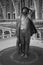 14/04/2018 London Uk St. pancras statue of Jennings\'s Betjeman