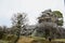 14 Jan 2020 - Kumamoto City, Kyushu, Japan : Damaged Kumamoto Castle. Damaged by a magnitude 6.2 earthquake on 14 april 2016