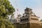 14 Jan 2020 - Kumamoto City, Kyushu, Japan : Reconstruction of the damaged Kumamoto Castle. Damaged by a magnitude 6.2 earthquake