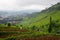 14 November 2018 - Kigali, Rwanda : Terraced landscape in Central Africa, hills of Rwanda