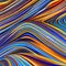 1428 Digital Abstract Waves: A futuristic and mesmerizing background featuring digital abstract waves in dynamic and vibrant col