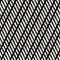 1445 Seamles pattern with black and white overlapping bands, modern stylish image.
