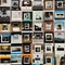 1456 Vintage Polaroid Photos: A retro and vintage-themed background featuring vintage Polaroid photos, retro cameras, and retro