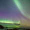 1484 Celestial Aurora Borealis: A mesmerizing and celestial background featuring the Aurora Borealis, also known as the Northern