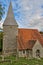 The 14th century church in the village of Alciston