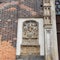 14th century gothic St. Elisabeth Church, relief on facade, Market Square, Wroclaw, Poland