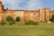 14th century Grudziadz Granaries, fortification complex of river bank on the Vistula river, Grudziadz, Poland