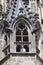 14th century St. Vitus Cathedral , facade, window, Prague, Czech Republic