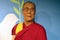 14th Dalai Lama of Tibet wax statue