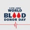 14th june world blood donor day poster