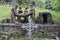 The 14th Station of the Cross with Jesus from Sainte Anne de Baupre Sanctuary from Quebec